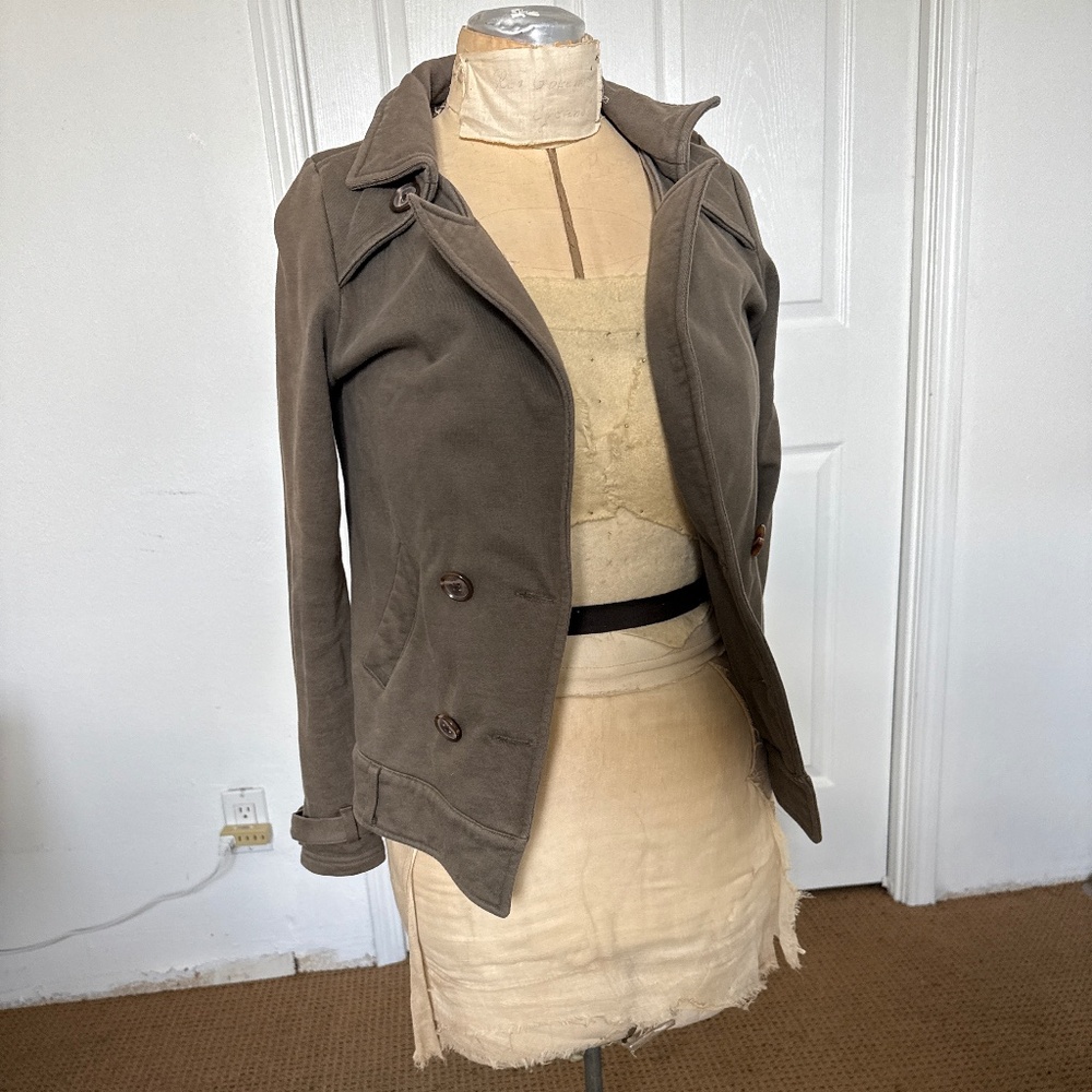 obey green peacoat